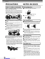 Предварительный просмотр 6 страницы Toshiba SD5010KB Owner'S Manual