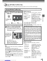 Предварительный просмотр 21 страницы Toshiba SD5010KB Owner'S Manual