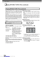 Предварительный просмотр 22 страницы Toshiba SD5010KB Owner'S Manual