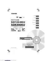 Toshiba SD7200KU Owner'S Manual preview