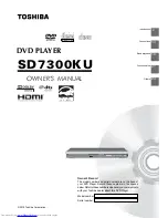 Toshiba SD7300 Owner'S Manual preview