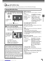 Preview for 19 page of Toshiba SD7300 Owner'S Manual