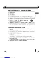 Preview for 3 page of Toshiba SD800KY Owner'S Manual