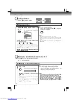 Preview for 22 page of Toshiba SD800KY Owner'S Manual