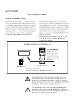 Предварительный просмотр 3 страницы Toshiba SDP1731 Service Manual