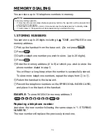 Preview for 16 page of Toshiba SG-1701 Owner'S Manual