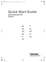 Toshiba SHX10 Quick Start Manual preview