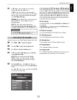 Предварительный просмотр 15 страницы Toshiba SL83* Digital Series Owner'S Manual