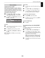 Предварительный просмотр 43 страницы Toshiba SL83* Digital Series Owner'S Manual