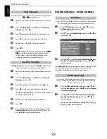 Предварительный просмотр 58 страницы Toshiba SL83* Digital Series Owner'S Manual