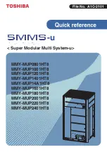 Preview for 1 page of Toshiba SMMS-u MMY-MUP0801HT8 Quick Reference