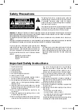 Preview for 3 page of Toshiba SoundStrip SBX5065KU User Manual