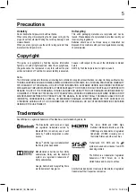 Preview for 5 page of Toshiba SoundStrip SBX5065KU User Manual