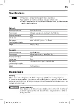 Preview for 19 page of Toshiba SoundStrip SBX5065KU User Manual