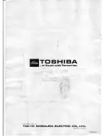 Preview for 8 page of Toshiba SR-255 Owner'S Manual