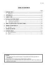 Preview for 5 page of Toshiba ST-7000 Series Owner'S Manual