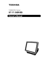 Preview for 1 page of Toshiba ST-71 SERIES Owner'S Manual