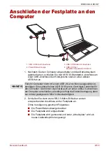 Предварительный просмотр 26 страницы Toshiba STOR.E ALU 2S User Manual