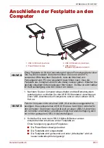 Предварительный просмотр 26 страницы Toshiba STOR.E ALU TV KIT 2.5" User Manual