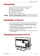 Предварительный просмотр 36 страницы Toshiba STOR.E ALU TV KIT 2.5" User Manual