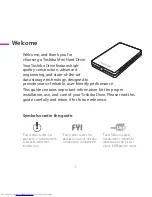 Предварительный просмотр 5 страницы Toshiba Stor E alu User Manual