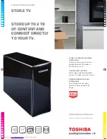 Toshiba STOR.E TV Brochure & Specs preview