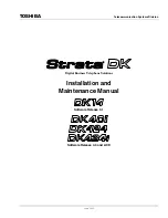 Toshiba Strata AirLink DK40i Installation And Maintenance Manual preview