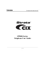 Preview for 1 page of Toshiba Strata CIX40 User Manual