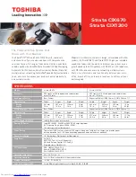 Preview for 1 page of Toshiba Strata CIX670 Specifications