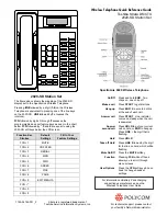 Предварительный просмотр 1 страницы Toshiba Strata DK/CTX 2020-SD Quick Reference Manual