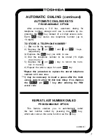 Preview for 12 page of Toshiba Strata VIe User Manual