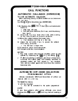 Preview for 16 page of Toshiba Strata VIe User Manual