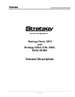 Preview for 1 page of Toshiba Stratagy ES4 General Description Manual