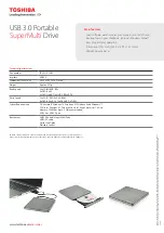 Предварительный просмотр 2 страницы Toshiba SuperMulti Drive Manual