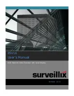 Preview for 1 page of Toshiba Surveillix ESV16 User Manual