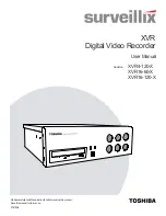 Toshiba Surveillix XVR16-120-X User Manual preview