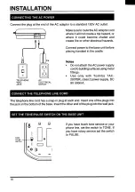 Preview for 12 page of Toshiba SX-2007BK Owner'S Manual