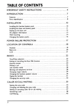 Preview for 4 page of Toshiba SX-2808BK Owner'S Manual