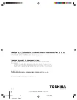 Preview for 24 page of Toshiba Symbio 160HD4 Owner'S Manual