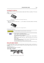 Предварительный просмотр 13 страницы Toshiba Symbio BDX2400KU User Manual