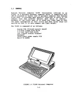 Предварительный просмотр 1 страницы Toshiba T-Series T1200 User Manual