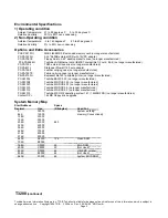 Preview for 3 page of Toshiba T-Series T3200 Specifications