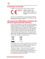 Preview for 10 page of Toshiba T210 User Manual