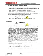 Preview for 14 page of Toshiba T300BMV2 Instruction Manual