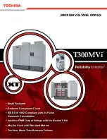 Preview for 1 page of Toshiba T300MVi MEDIUM VOLTAGE Specifications