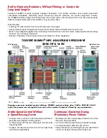 Preview for 2 page of Toshiba T300MVi MEDIUM VOLTAGE Specifications