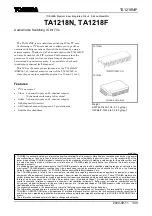 Toshiba TA1218F Manual предпросмотр