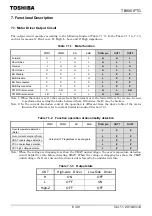 Preview for 6 page of Toshiba TB9051FTG Manual