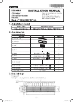 Toshiba TCB-LK2801DP-UL Installation Manual preview