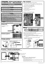 Toshiba TCB-PCIN2E Installation Manual предпросмотр